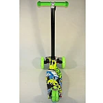 Дитячий самокат Best Scooter Maxi A 24649 Зелений принт