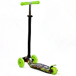 Детский самокат Best Scooter Maxi A 25470/779-1325 Салатовый с принтом