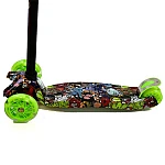 Детский самокат Best Scooter Maxi A 25470/779-1325 Салатовый с принтом