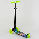 Детский самокат Best Scooter Maxi A 25599/779-1342 Салатовый принт