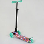 Дитячий самокат Best Scooter Maxi A 25600/779-1343 Бірюзовий з рожевим