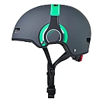 Захисний шолом Micro - Зелений з малюнком навушників (52-56 cm, M) (AC2111BX)