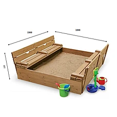 Детская песочница с крышкой Sportbaby-28