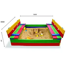Дитяча пісочниця з кришкою Sportbaby-29