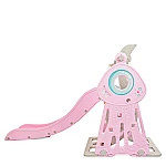 Детский набор Горка+качели+баскетбол Bambi WM19011-8 Серо-розовый