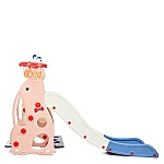 Дитячий набір Гірка + гойдалка + баскетбол Bambi WM19020-8 Персиково-синій