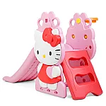 Горка с баскетбольным кольцом Bambi HK2018-1A Розово-красный с белым