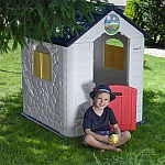 Ігровий будиночок Bambi Kids House (M 5397-1) Біло-синій-червоний