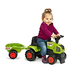 Трактор-каталка с прицепом Falk Baby Claas Axos 310 (1012B)
