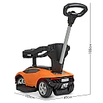 Машинка-каталка 2 в 1 Lamborghini Bambi 3726-7 Оранжевый