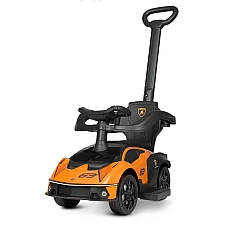 Машинка-каталка 2 в 1 Lamborghini Bambi 661-7 Помаранчевий