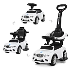 Машинка-каталка 2 в 1 Bambi M 3902L-1 Белый