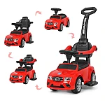 Машинка-каталка 2 в 1 Bambi M 3902L-3 Красный