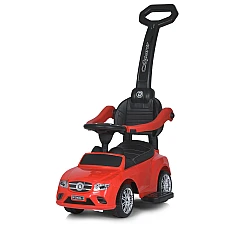 Машинка-каталка 2 в 1 Bambi M 3902L-3 Червоний