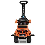 Машинка-каталка 2 в 1 Bambi M 4128L-7 Помаранчевий