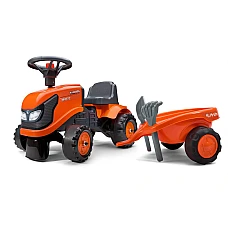 Трактор-каталка з причепом Falk 260C Kubota Червоний