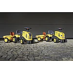 Трактор-каталка з причепом Falk 286C Komatsu Желтый