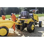 Трактор-каталка з причепом Falk 286C Komatsu Желтый