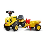 Трактор-каталка з причепом Falk 286C Komatsu Желтый