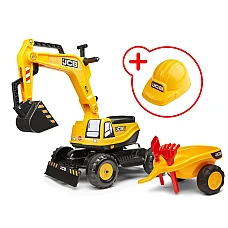 Екскаватор із причепом Falk 135A JCB Жовтий