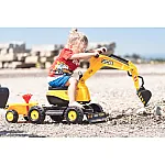 Екскаватор із причепом Falk 135A JCB Жовтий