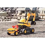 Екскаватор із причепом Falk 135A JCB Жовтий