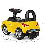 Машинка-каталка Bambi M 3147C-6 Жовтий