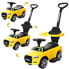 Детская машинка каталка-толокар  2 в 1 Bambi M 3503A-6 Желтый