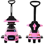 Детская машинка каталка-толокар  2 в 1 Bambi M 3503A-8 Розовый