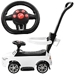 Детская машинка каталка-толокар  2 в 1 Bambi M 3503B-1 Белый