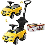 Детская машинка каталка-толокар  2 в 1 Bambi M 3503B-6 Желтый