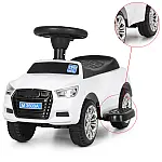 Дитяча машинка каталка-толокар 2 в 1 Bambi M 3503A(MP3)-1 Білий