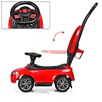 Детская машинка каталка-толокар  2 в 1 Bambi M 3503A(MP3)-3 Красный