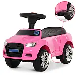 Детская машинка каталка-толокар  2 в 1 Bambi M 3503A(MP3)-8 Розовый