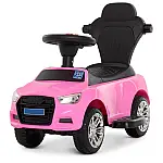 Детская машинка каталка-толокар  2 в 1 Bambi M 3503A(MP3)-8 Розовый