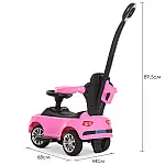 Детская машинка каталка-толокар  2 в 1 Bambi M 3503A(MP3)-8 Розовый