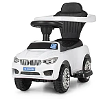Дитяча машинка каталка-толокар 2 в 1 Bambi M 3503B(MP3)-1 Білий