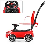 Дитяча машинка каталка-толокар 2 в 1 Bambi M 3503B(MP3)-3 Червоний