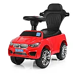 Дитяча машинка каталка-толокар 2 в 1 Bambi M 3503B(MP3)-3 Червоний