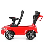 Дитяча машинка каталка-толокар 2 в 1 Bambi M 3503B(MP3)-3 Червоний