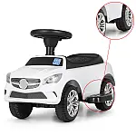 Детская машинка каталка-толокар  2 в 1 Bambi M 3503C(MP3)-1 Белый