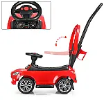 Детская машинка каталка-толокар  2 в 1 Bambi M 3503C(MP3)-3 Красный