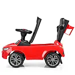 Детская машинка каталка-толокар  2 в 1 Bambi M 3503C(MP3)-3 Красный