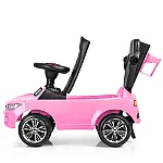 Дитяча машинка каталка-толокар 2 в 1 Bambi M 3503C(MP3)-8 Рожевий