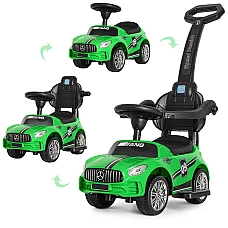 Машинка-каталка 2 в 1 Bambi M 4074L-5 Зеленый