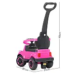 Машинка-каталка 2 в 1 Bambi M 4564-8 Розовый