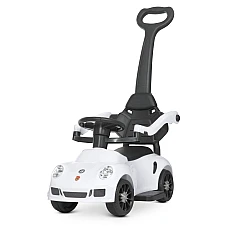 Машинка-каталка 2 в 1 Bambi M 4577-1 Белый