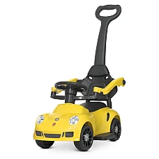 Машинка-каталка 2 в 1 Bambi M 4577-6 Желтый