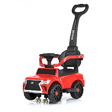Дитяча машинка-каталка 2 у 1 Bambi M 4808EL-3 Червоний