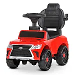 Дитяча машинка-каталка 2 у 1 Bambi M 4808EL-3 Червоний
